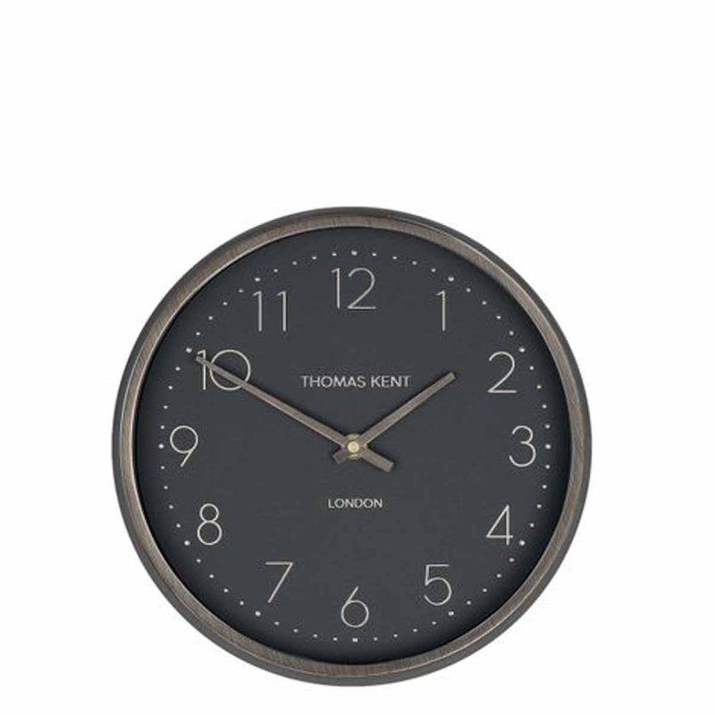 Thomas Kent Hampton Black Wall Clock