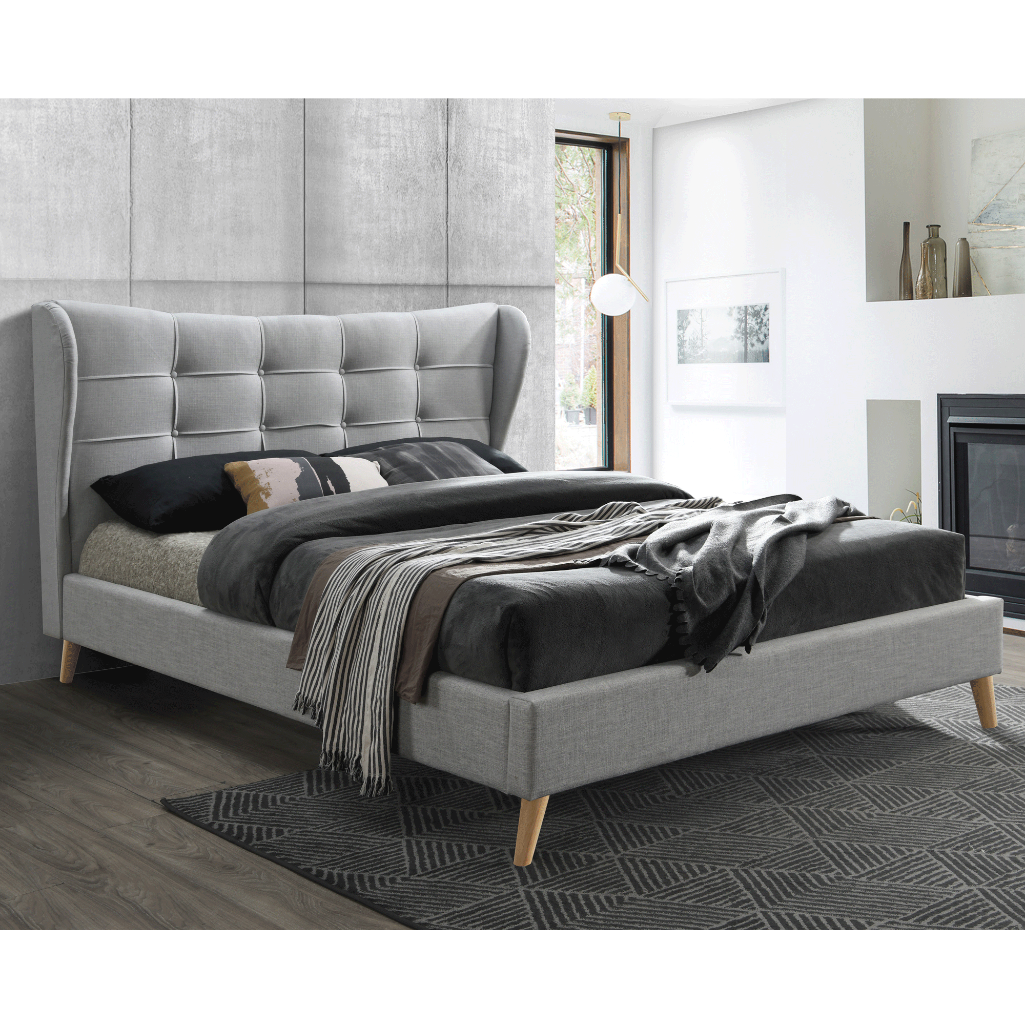 Birlea Hatton Bedstead in Grey