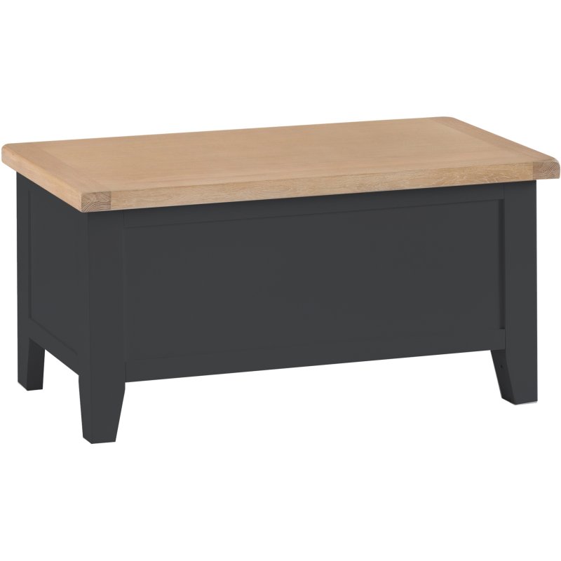 Grey painted oak online blanket boxes