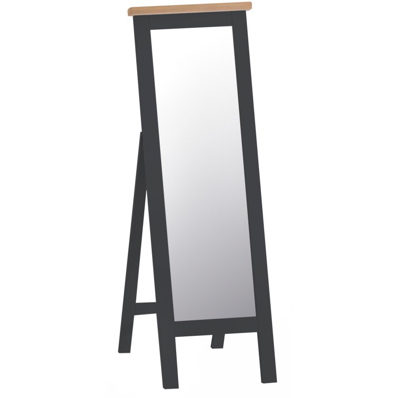 Aldiss Own Tenby Charcoal Cheval Mirror