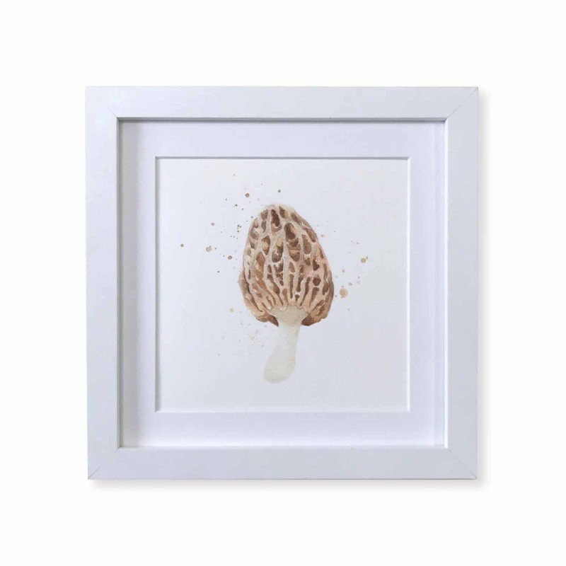 Kate Of Kensington Mushrooms Morel Framed 8' Print