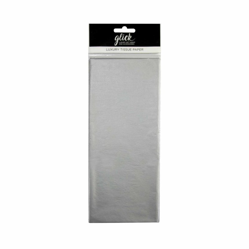 Glick Tissue Plain Silver