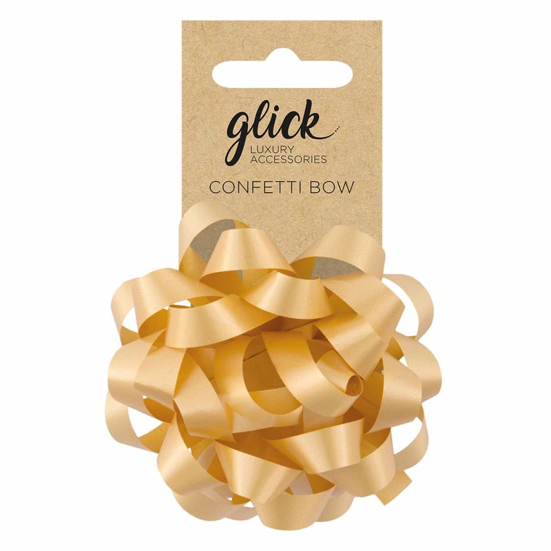 Glick Confetti Bow Gold