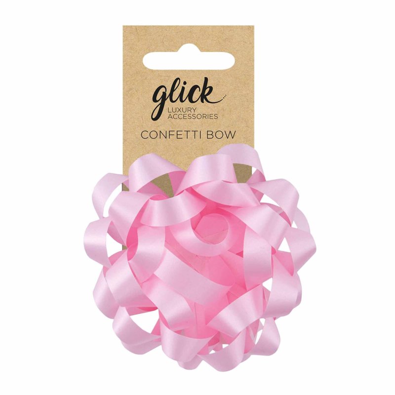 Glick Baby Pink Confetti Bow