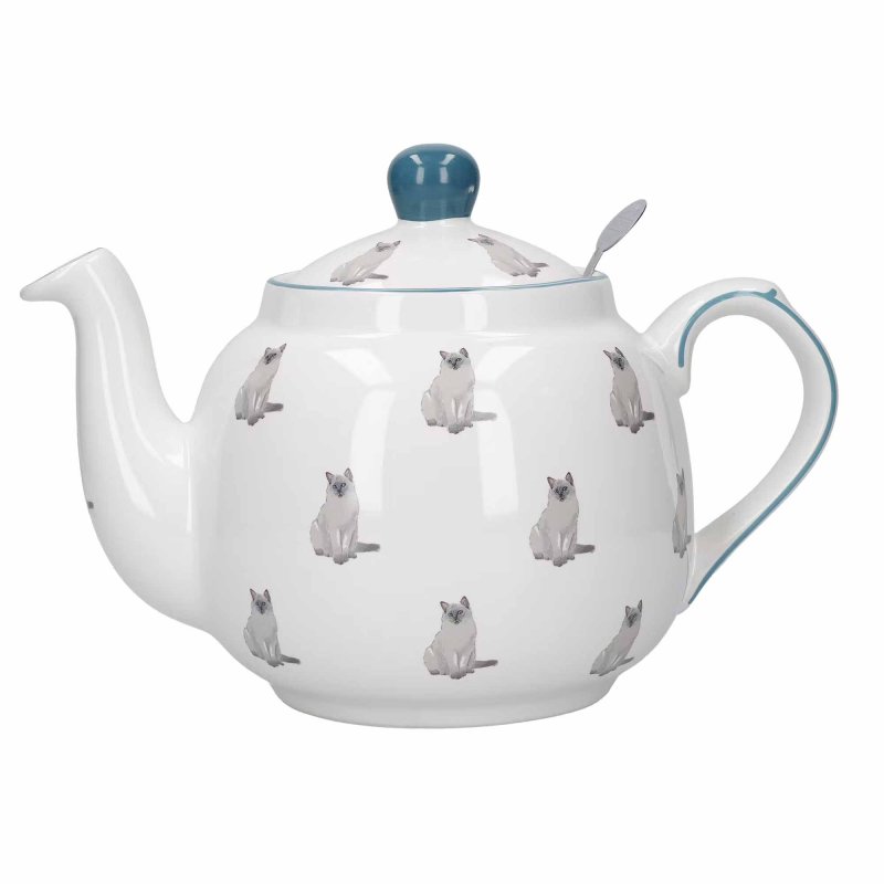 London Pottery Cat 4 cup tea pot