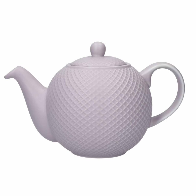 London Pottery Textured Lilac 4 cup teapot