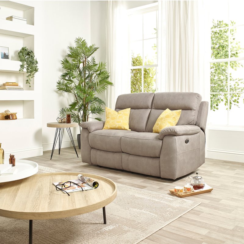 Suede sectional couch with recliner deals