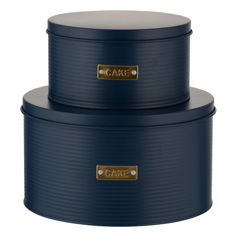 Typhoon Otto Navy Set of two Cake Tins