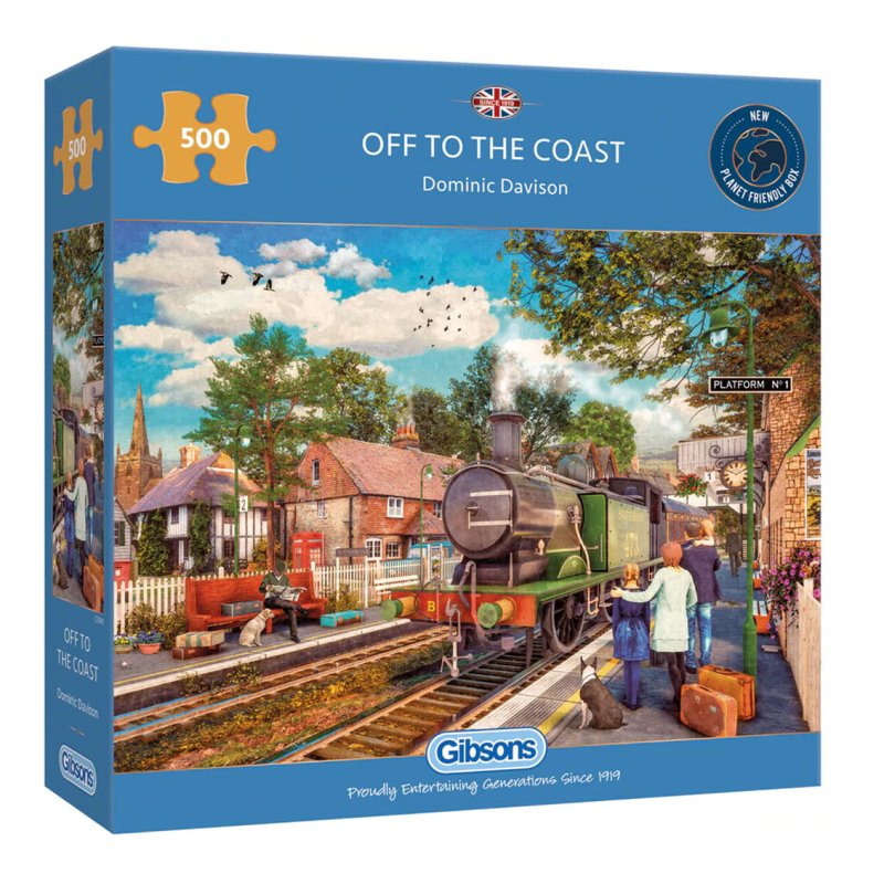 Gibsons Off to the Coast 500 Piece Puzzle