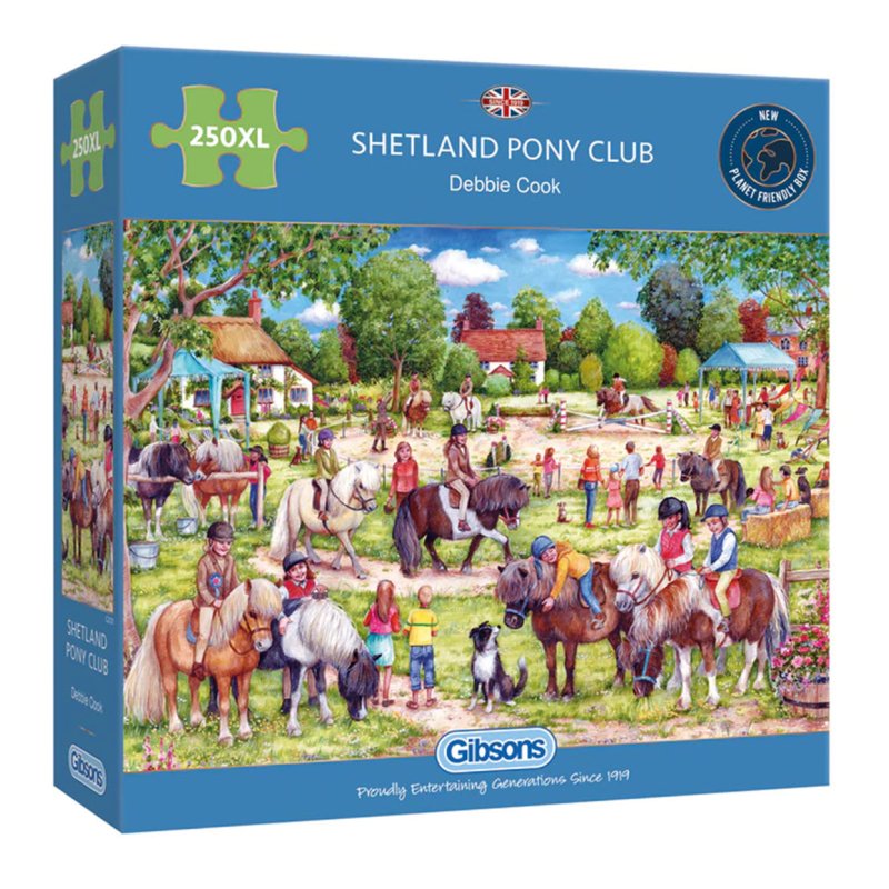 Gibsons Shetland Pony Club 250 Extra-Large Piece Puzzle