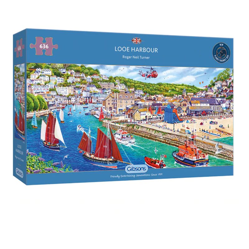 Gibsons Looe Harbour 636 Piece Puzzle