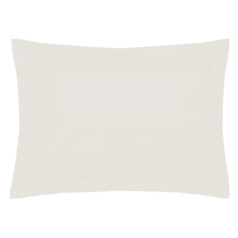 Belledorm Belledorm Ivory 200 Thread Count Egyptian Cotton Plain Dyed Oxford Pillowcase
