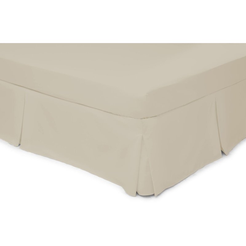 Belledorm Belledorm Mushroom 200 Thread Count Plain Dyed Valance