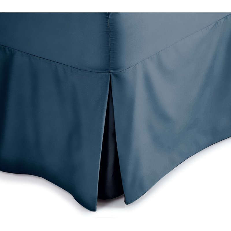 Belledorm Belledorm Navy 200 Thread Count Plain Dyed Valance