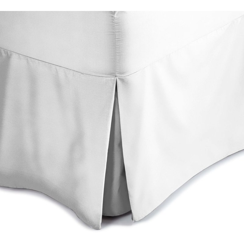 Belledorm Belledorm White 200 Thread Count Plain Dyed Valance