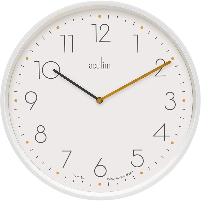 Acctim Taby White Clock