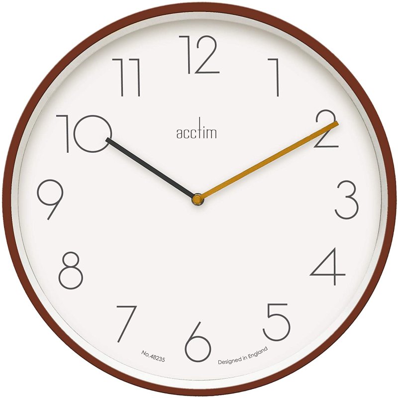 Acctim Taby Soft Coral Clock