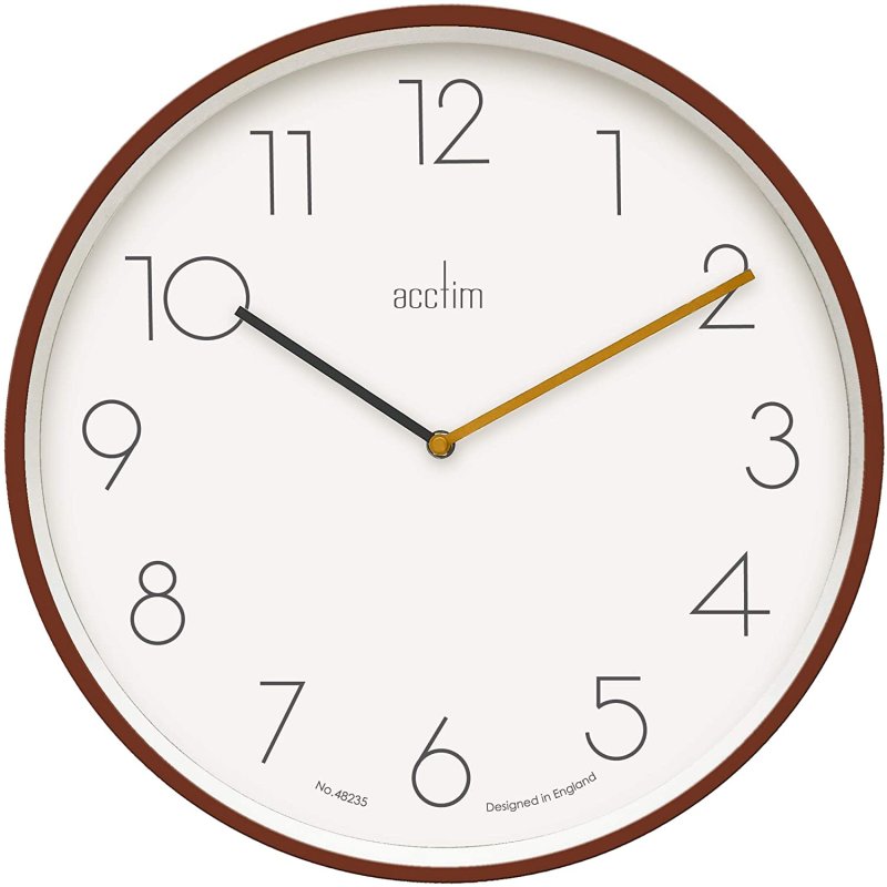 Acctim Taby Soft Coral Clock