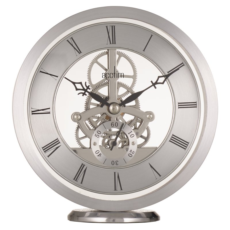 Acctim Millenden Silver Clock