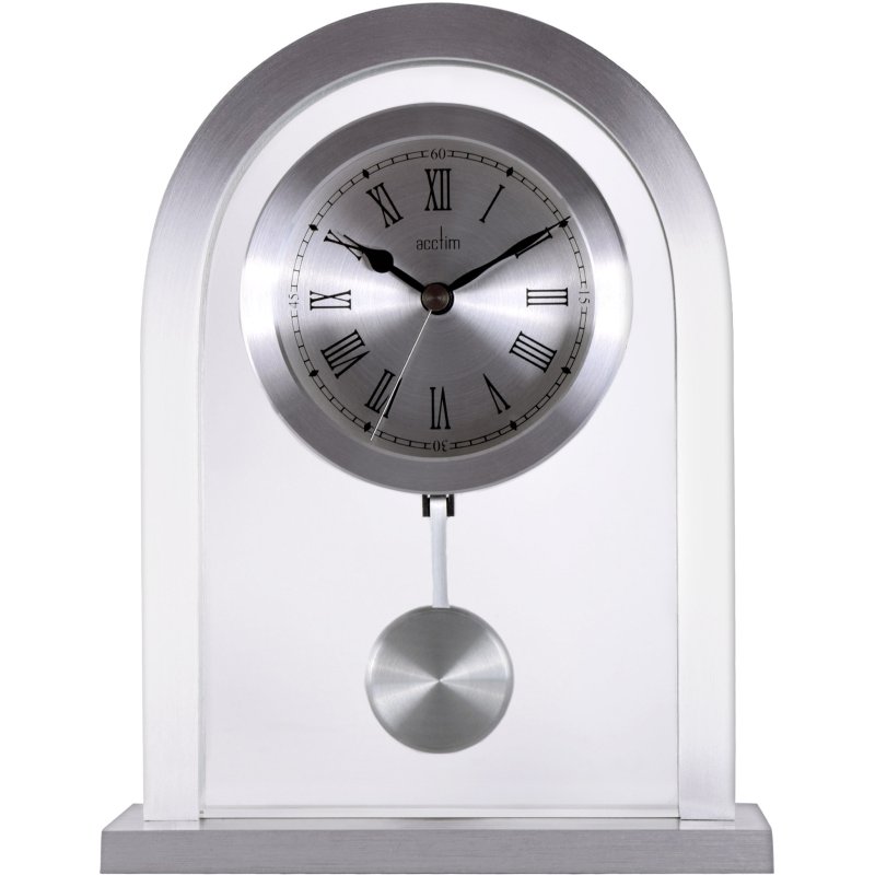 Acctim Bathgate Silver Clock