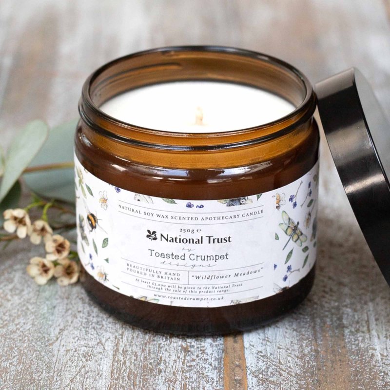 Toasted Crumpet Toasted Crumpet Wildflower Meadows Apothecary Candle