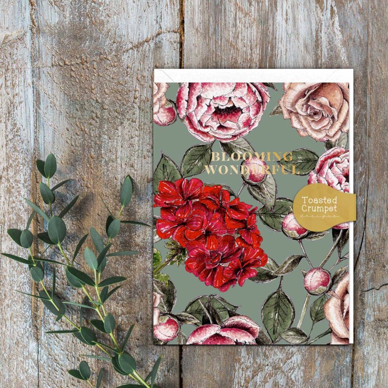 Toasted Crumpet Toasted Crumpet Mini Moments Blooming Wonderful Card