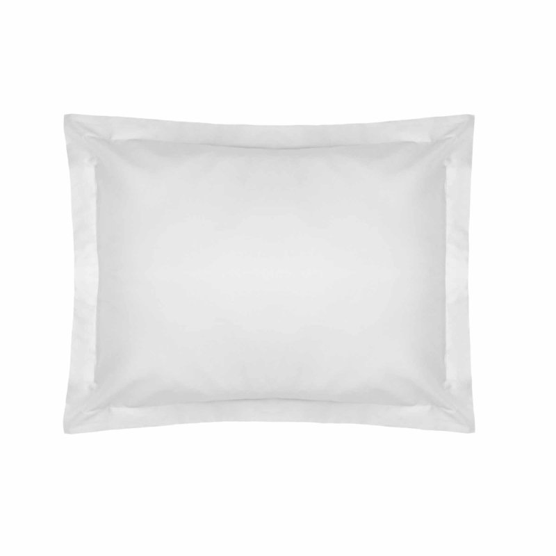 Belledorm Belledorm White 300 Thread Count Bamboo Plain Dyed Oxford Pillowcase