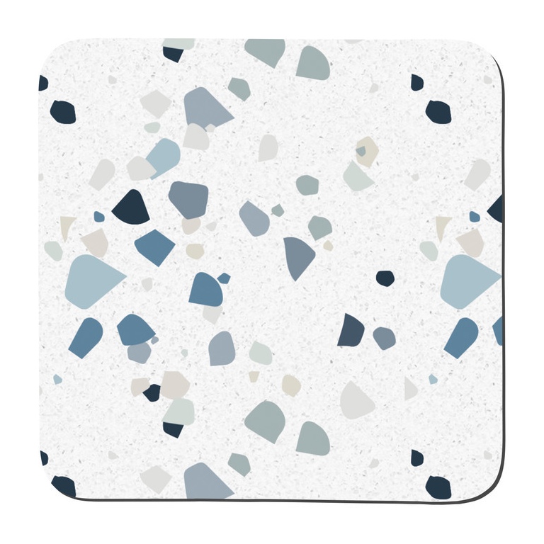 Denby Denby Elements Terrazzo Blue Set of 6 Coasters