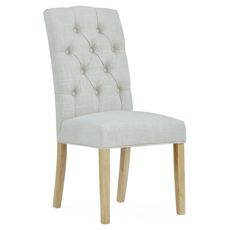 Chelsea Dining Chair In Beige white background