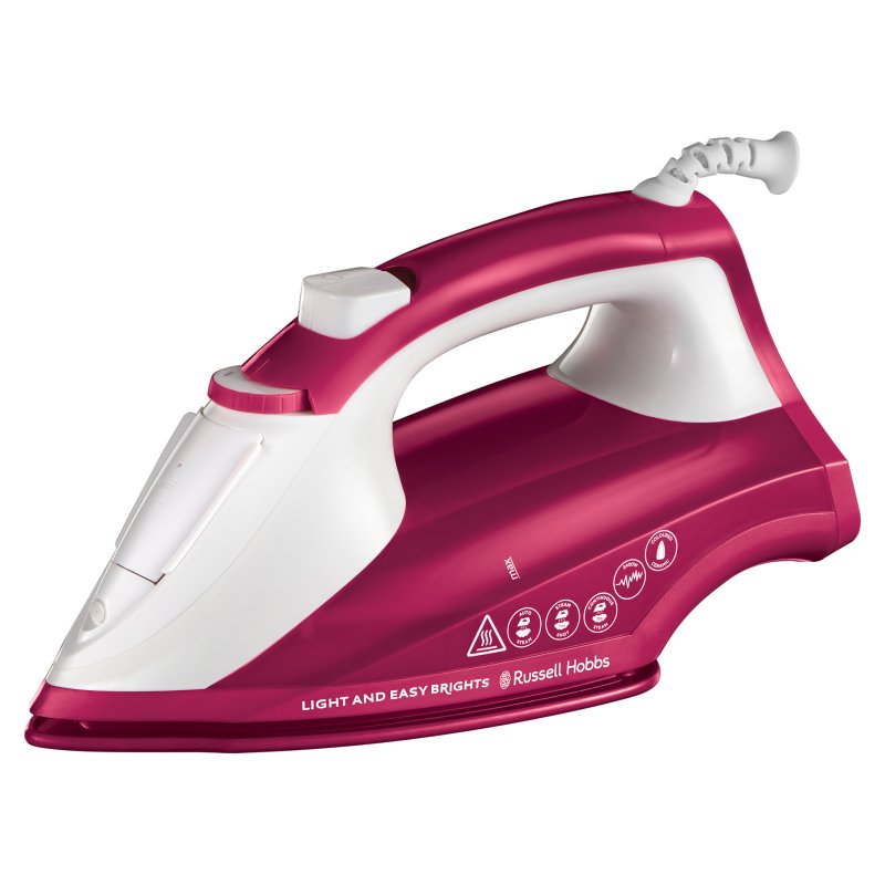 Russell Hobbs Light and Easy Bright Mulberry Iron