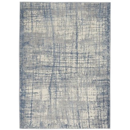 Rama Rush 950 Ivory Blue Rug