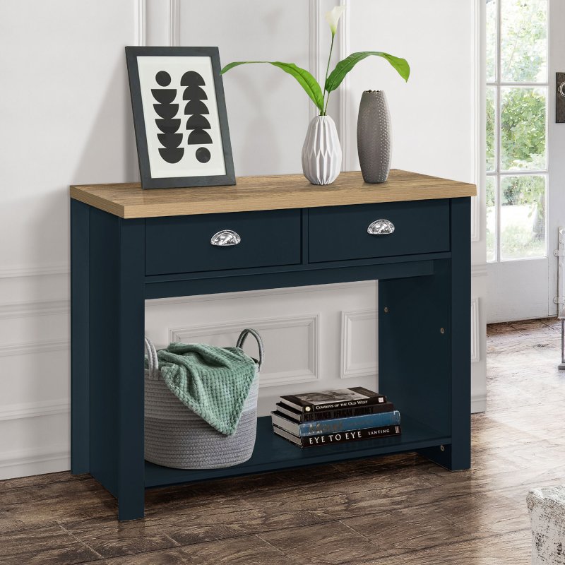 Aldiss Own Harrow Console Table Navy