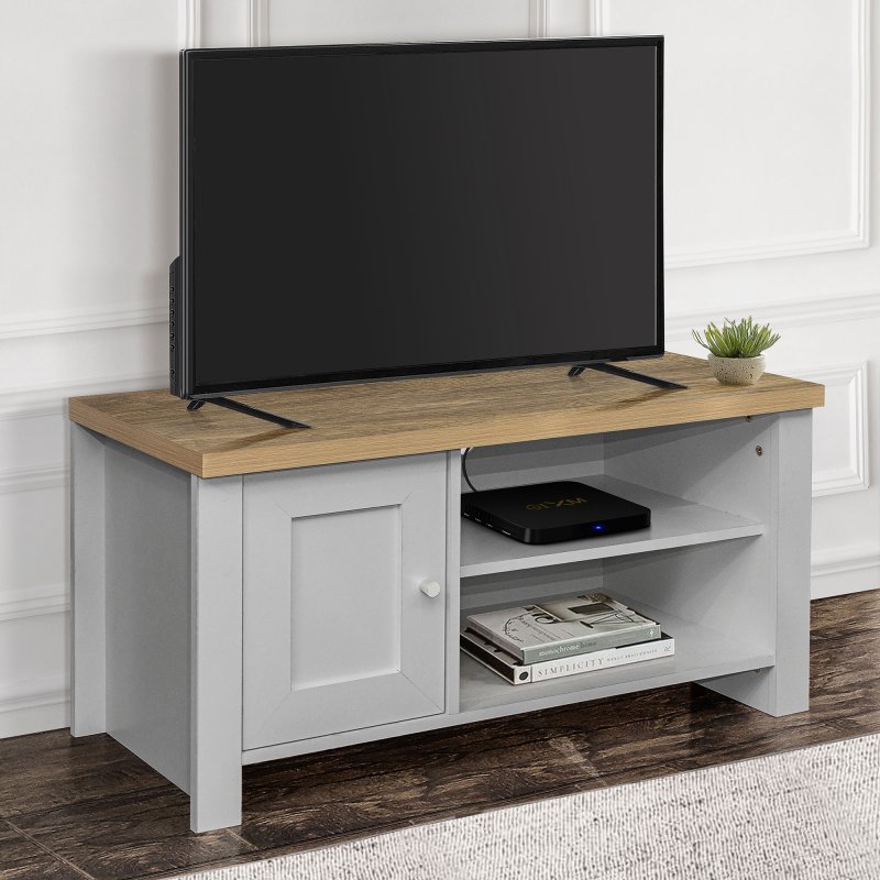 Aldiss Own Harrow Small TV Unit Grey