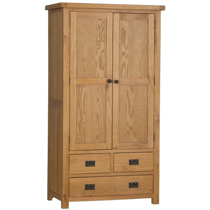 Norfolk Oak Double Larder Unit