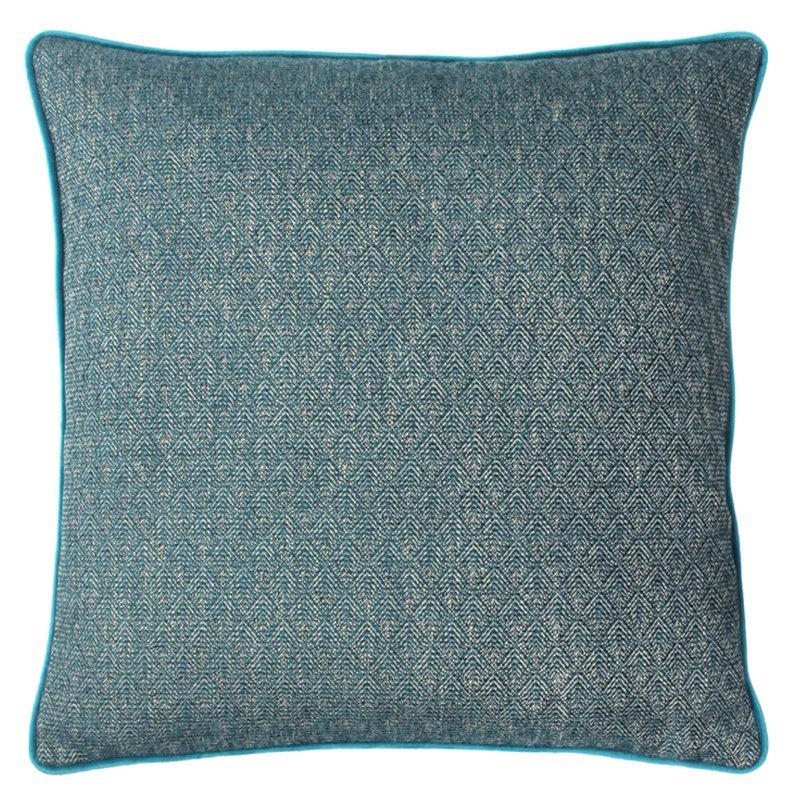 Blenheim Geometric Cushion Teal