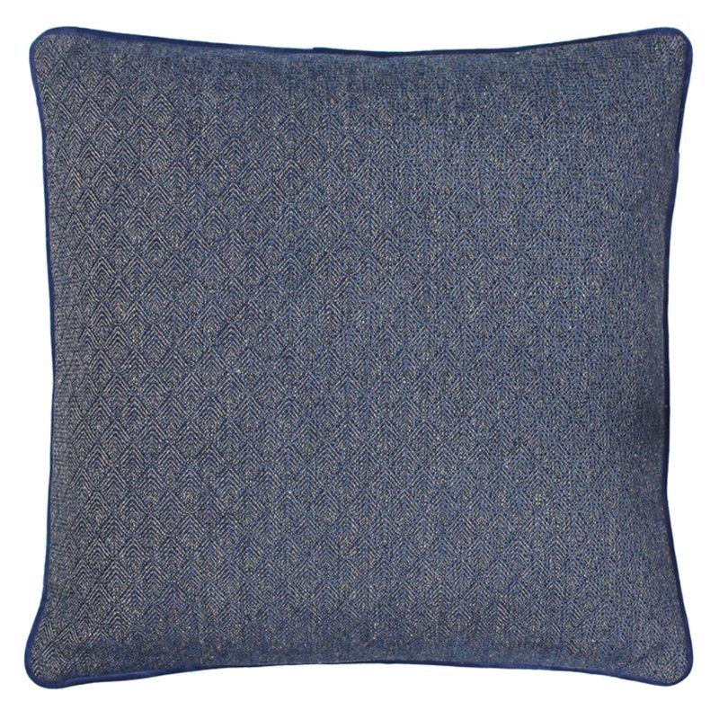 Blenheim Geometric Cushion Navy