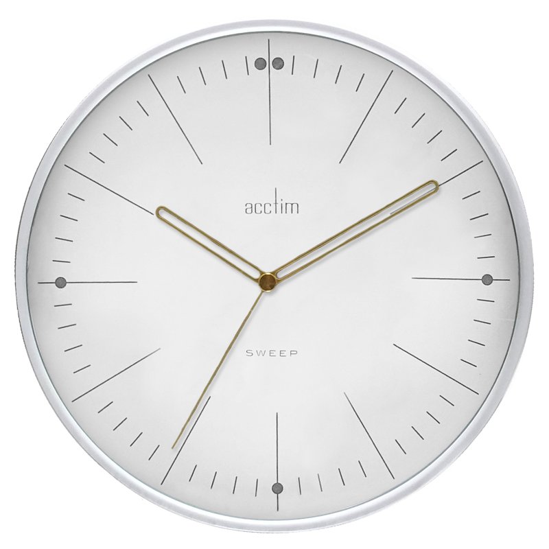 ACCTIM Acctim Solna 28cm White Wall Clock