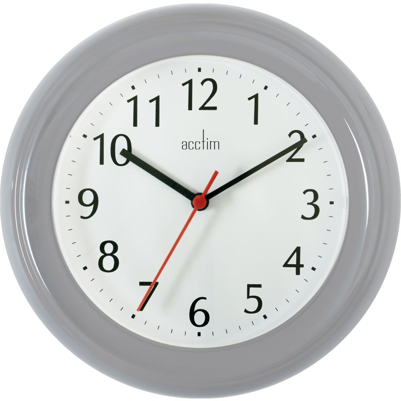 ACCTIM Acctim Wycombe 22cm Grey Wall Clock