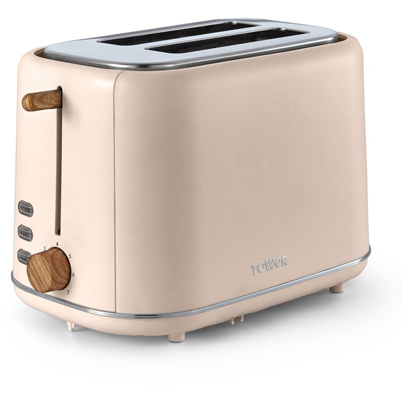 Tower Tower Scandi 2 slice Toaster Clay