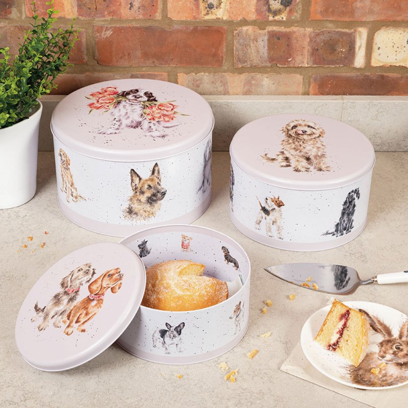 Wrendale Wrendale A Dogs Life Cake Tin Nest