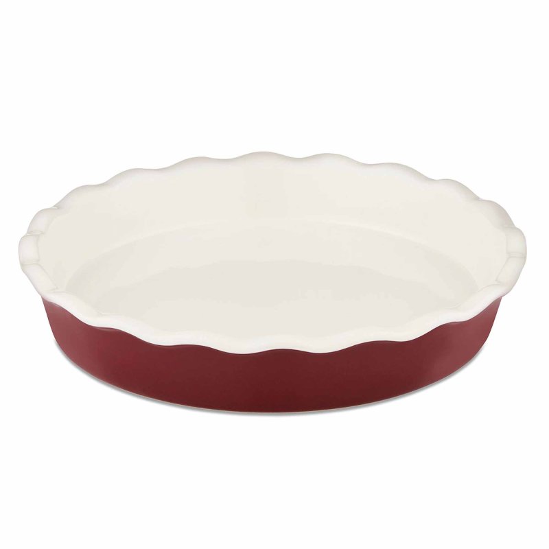 Barbary & Oak Foundry Ceramic Red 27cm Pie Dish