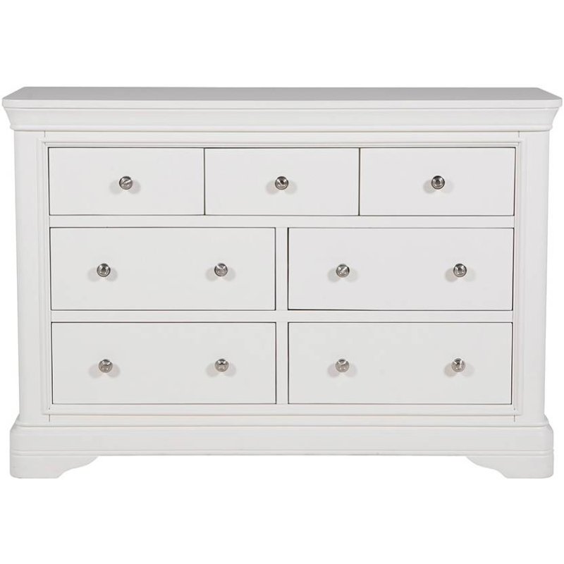 Aldiss Own Mabel Bone 7 Drawer Chest
