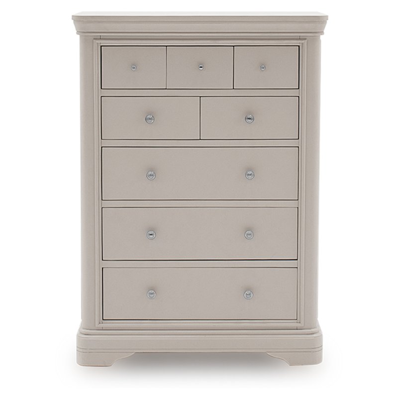 Mabel 8 Drawer tall chest in Bone