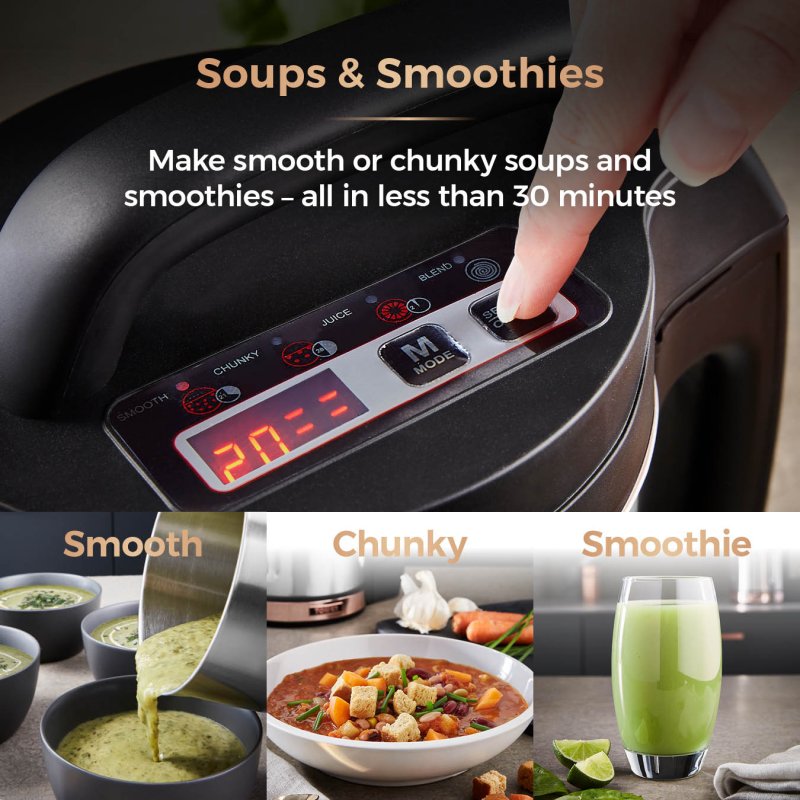 Buy Morphy Richards 1.6 Litre Soup Maker, Stainless Steel Online