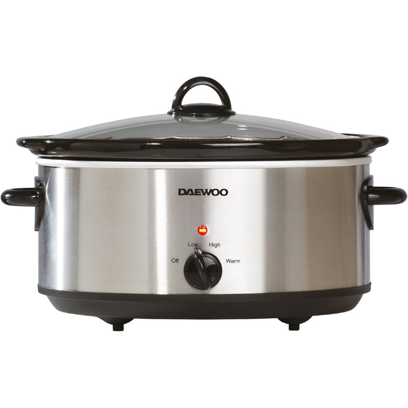 Daewoo 6.5L Stainless Steel Slow Cooker