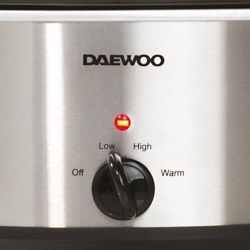 Daewoo 6.5L Stainless Steel Slow Cooker Aldiss of Norfolk
