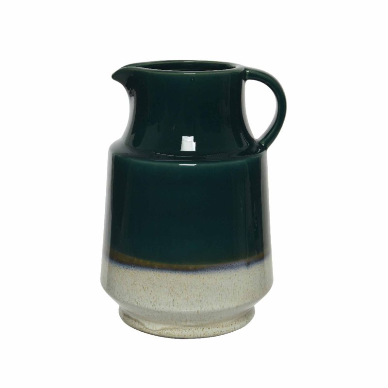 Kaemingk Moss Green Stoneware Vase