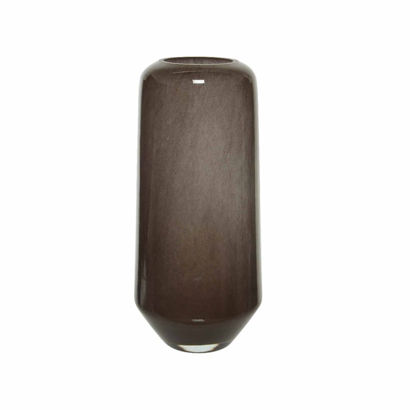 Kaemingk Dark Brown Glass Vase Tall