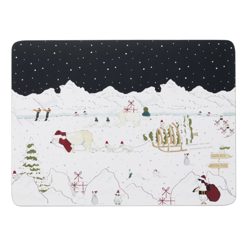 Sophie Allport Sophie Allport Snow Season Placemats Set of 4