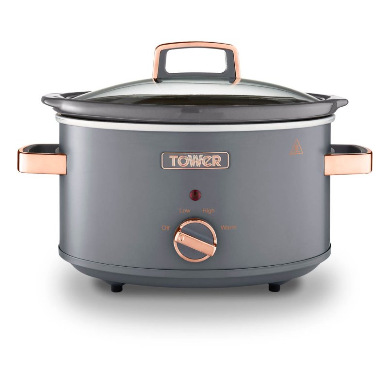 Tower Tower Cavaletto Grey 3.5L Slow Cooker